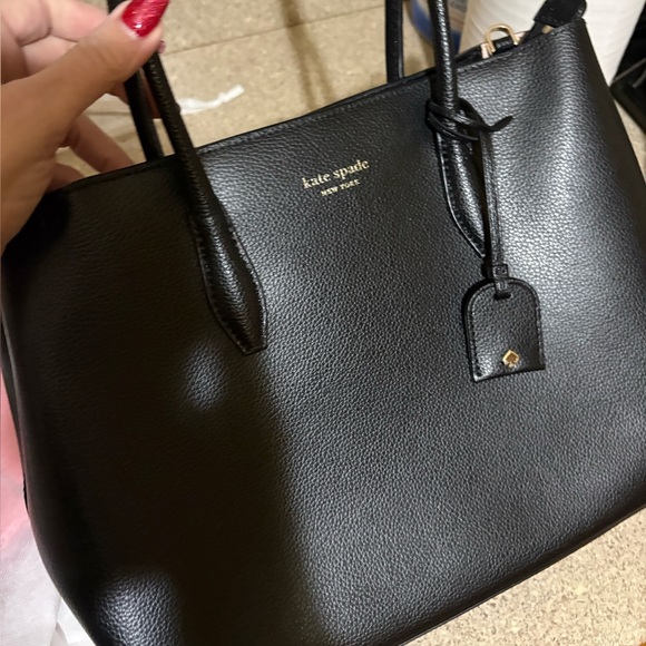 Kate Spade Black Leather Shoulder Bag - Picture 6 of 10